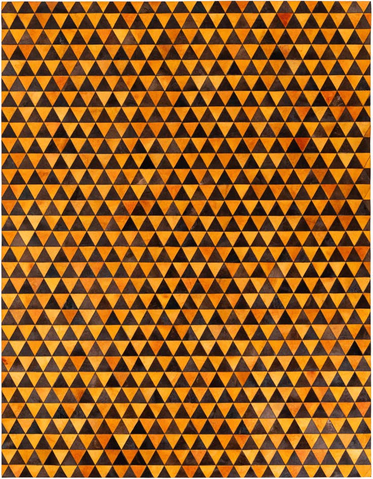 Detail image of 7' 11 x 10' 1 Cowhide Stocks Rug