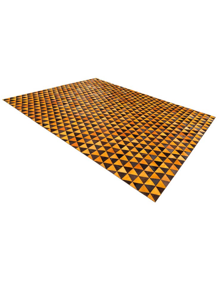 Detail image of 7' 11 x 10' 1 Cowhide Stocks Rug