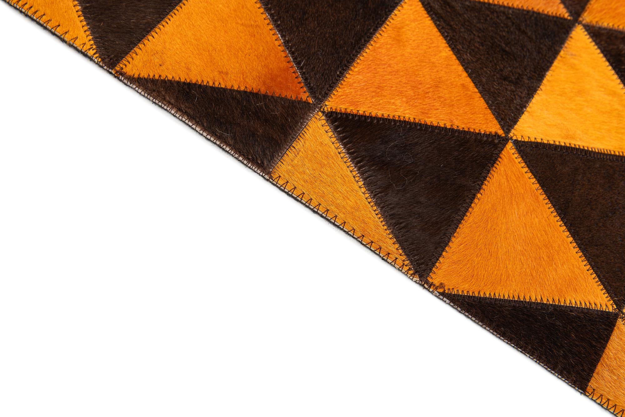 7' 11 x 10' 1 Cowhide Stocks Rug