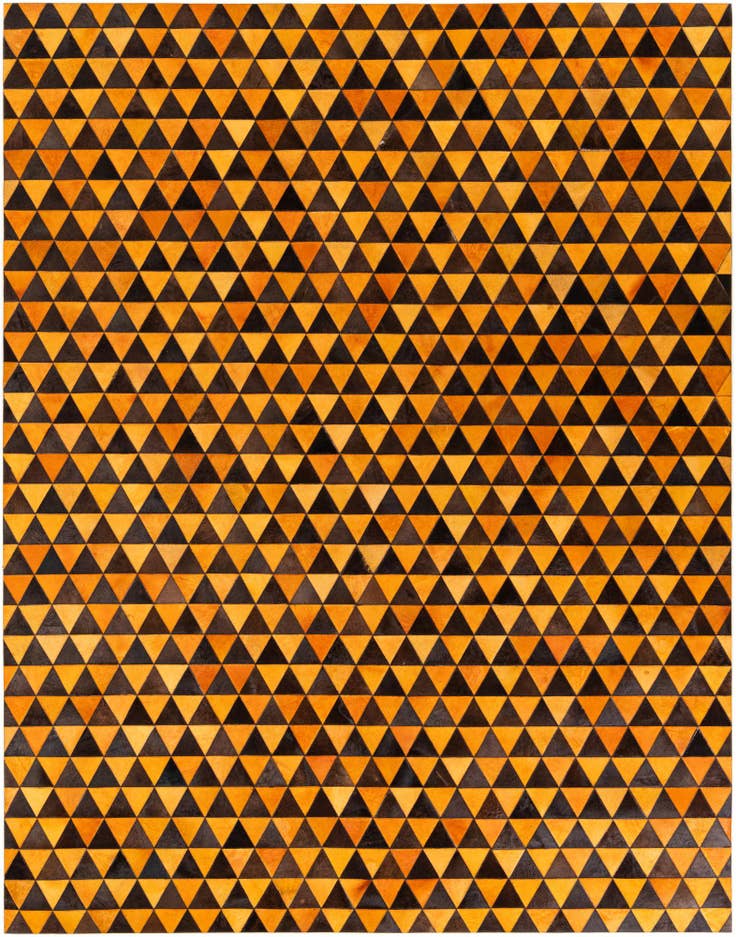 Detail image of 7' 11 x 10' 1 Cowhide Stocks Rug