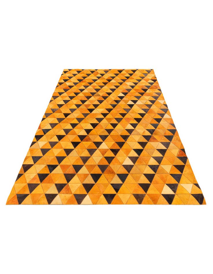 Detail image of 5' 1 x 7' 11 Cowhide Stocks Rug