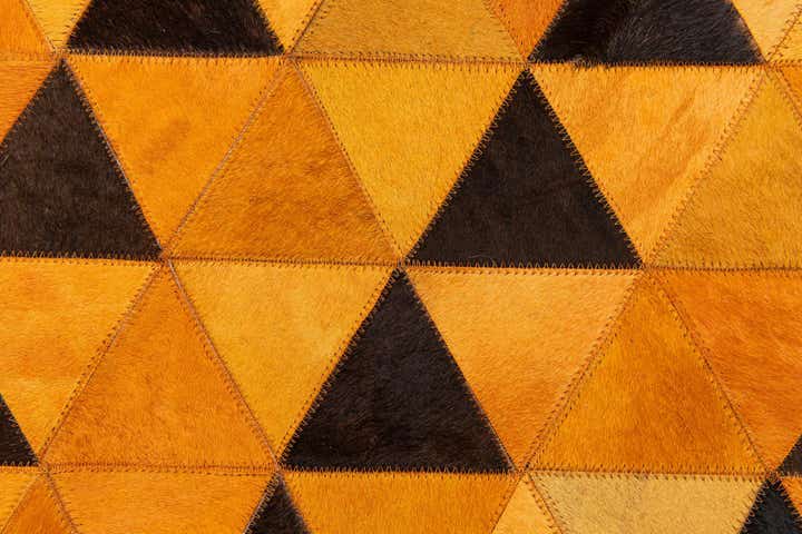 5' 1 x 7' 11 Cowhide Stocks Rug