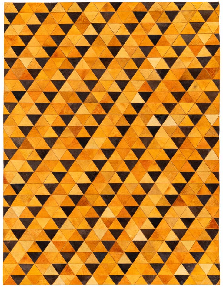 Detail image of 5' 1 x 7' 11 Cowhide Stocks Rug