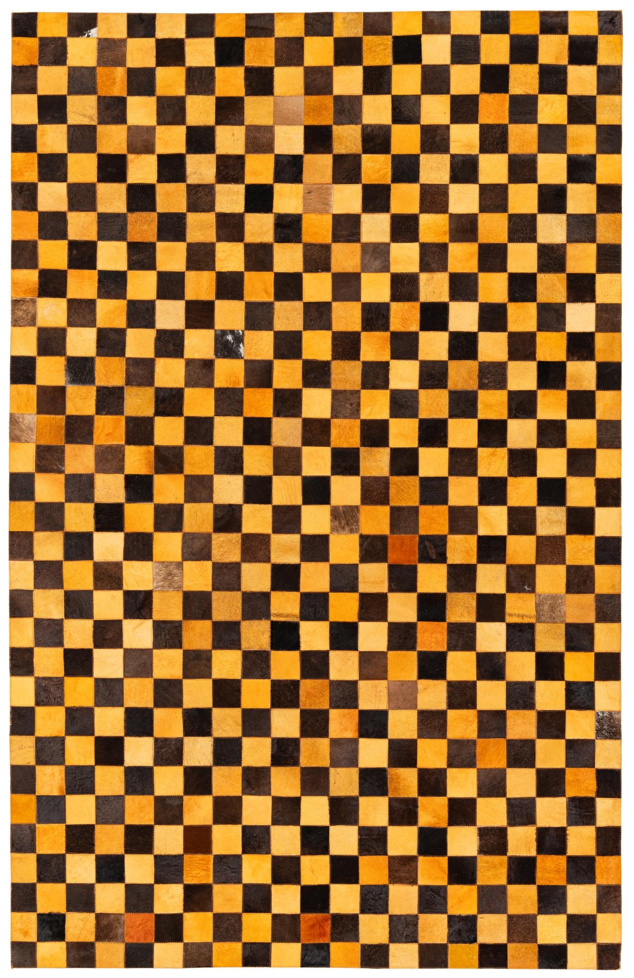 5' 2 x 8' 1 Cowhide Stocks Rug
