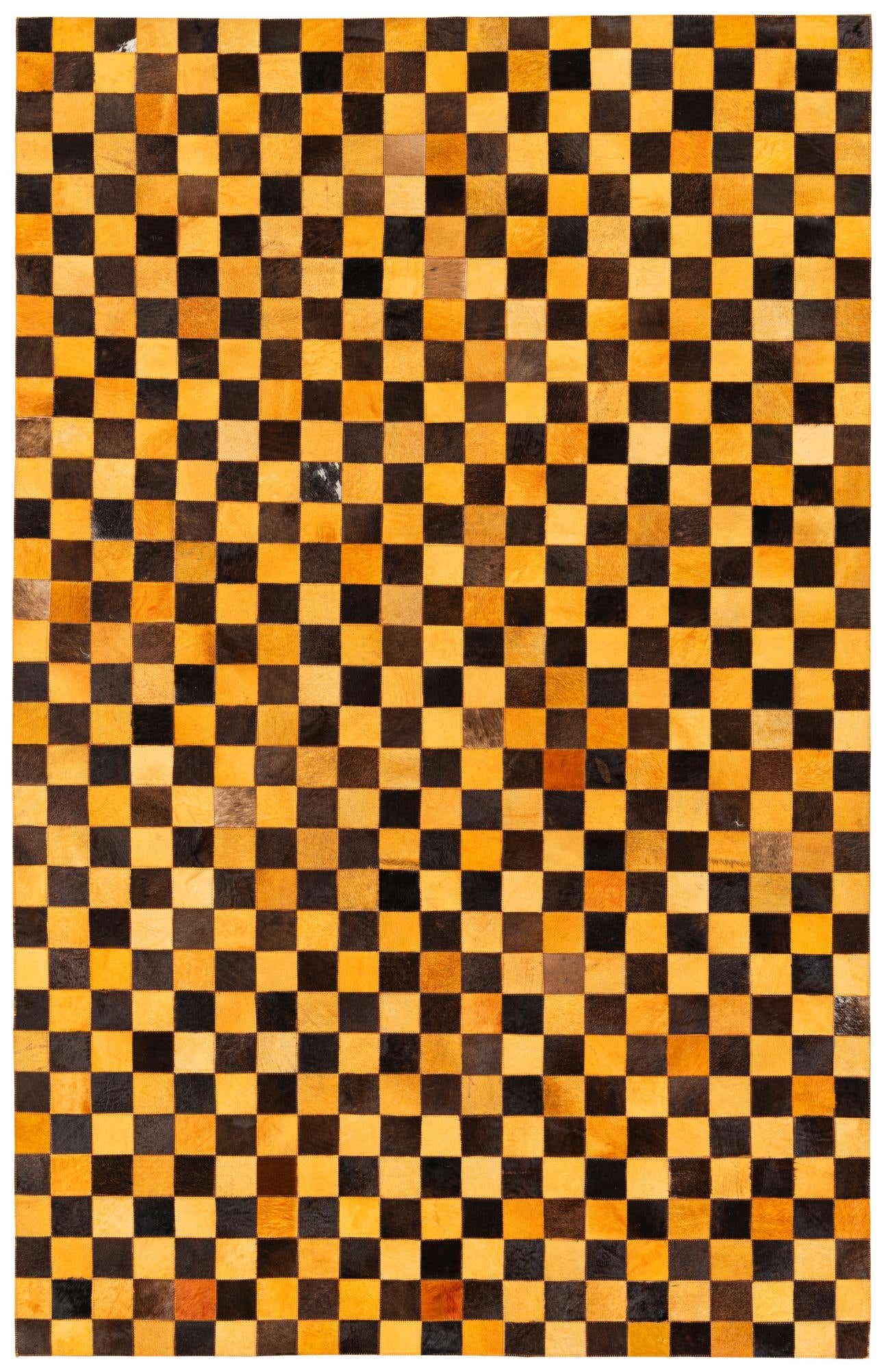 5' 2 x 8' 1 Cowhide Stocks Rug