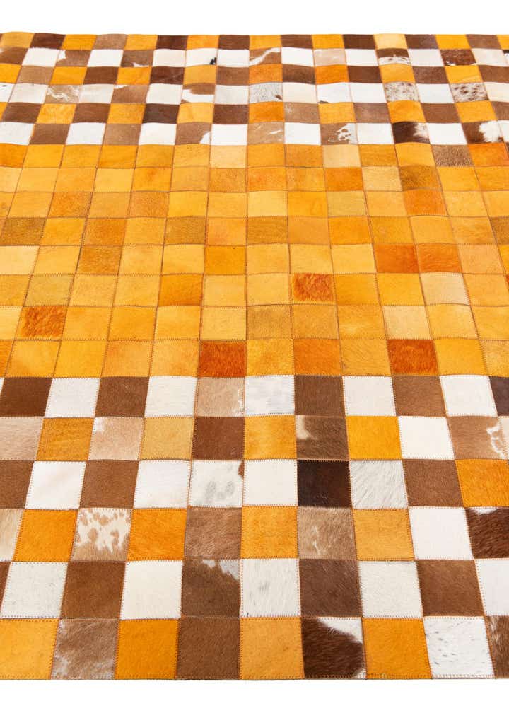 5' x 7' 11 Cowhide Stocks Rug