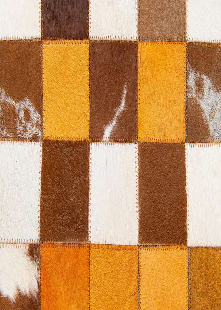 5' x 7' 11 Cowhide Stocks Rug