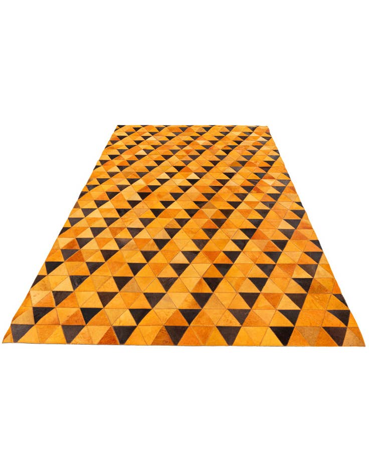 Detail image of 5' 1 x 8' Cowhide Stocks Rug