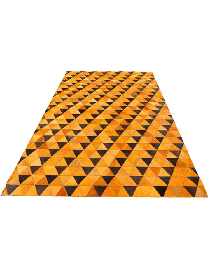 5' 1 x 8' Cowhide Stocks Rug