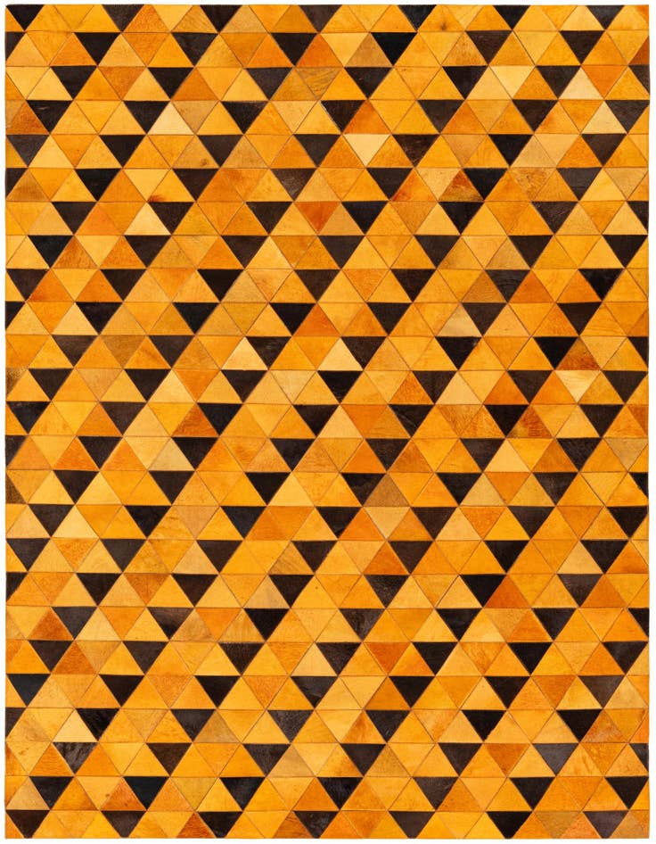 Detail image of 5' 1 x 8' Cowhide Stocks Rug