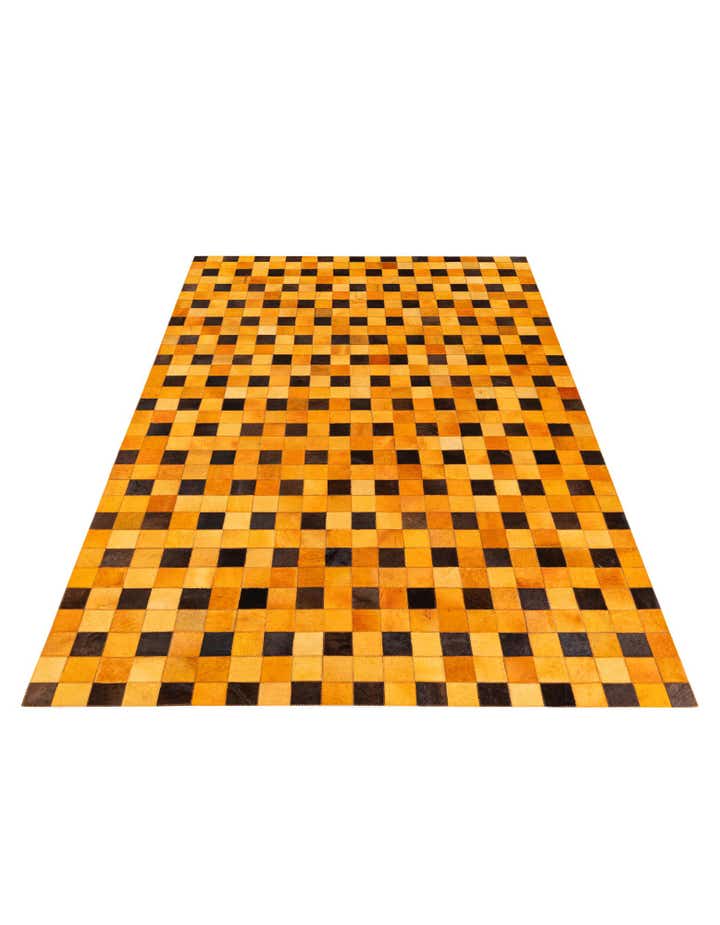 5' 2 x 8' 1 Cowhide Stocks Rug