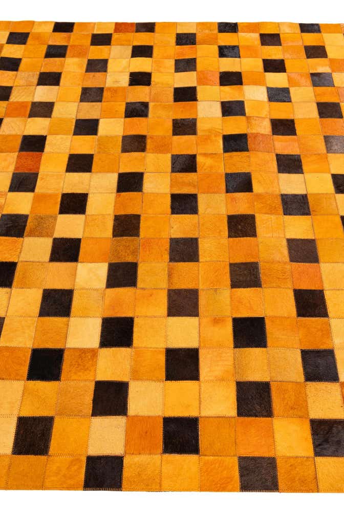 5' 2 x 8' 1 Cowhide Stocks Rug