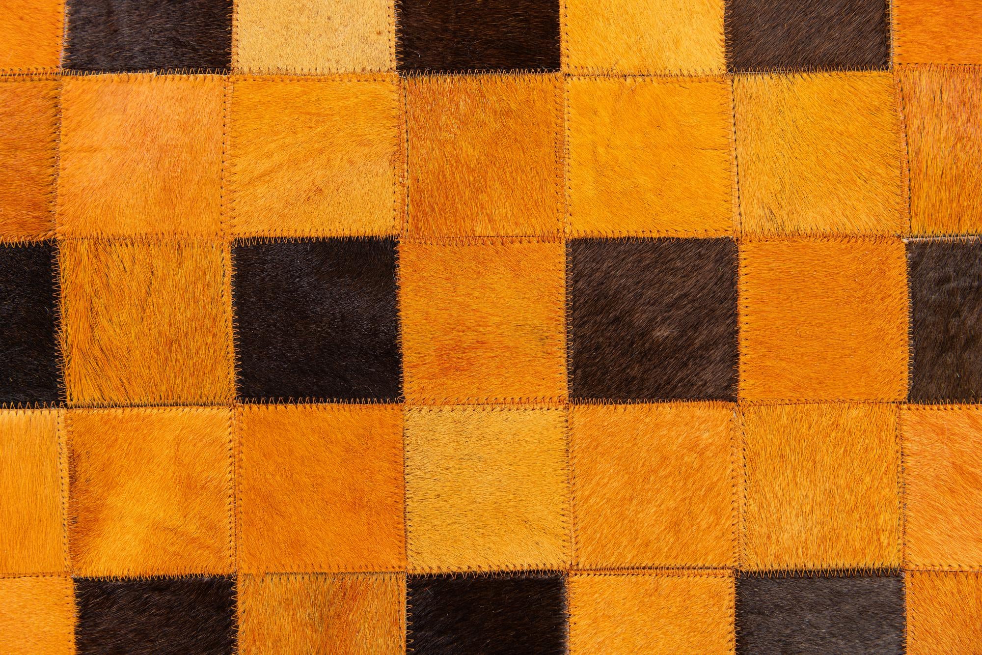 5' 2 x 8' 1 Cowhide Stocks Rug