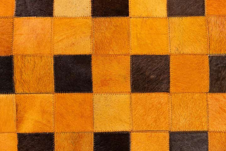 5' 2 x 8' 1 Cowhide Stocks Rug