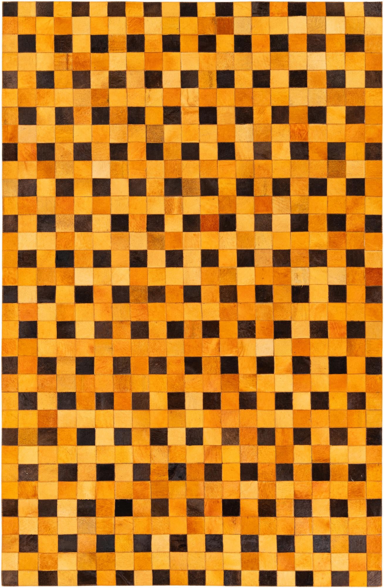 5' 2 x 8' 1 Cowhide Stocks Rug