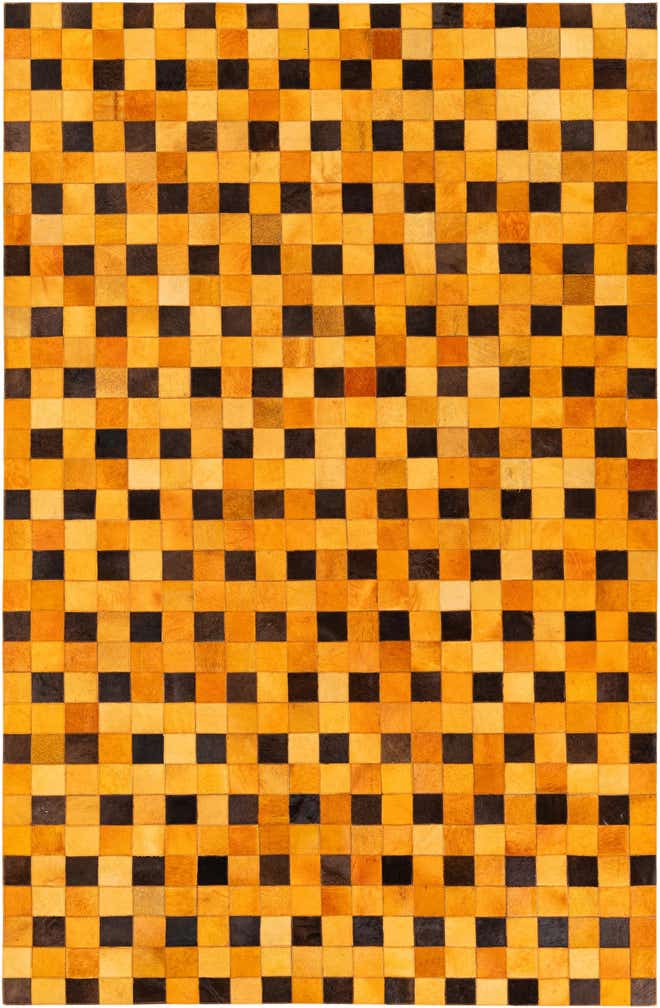 5' 2 x 8' 1 Cowhide Stocks Rug