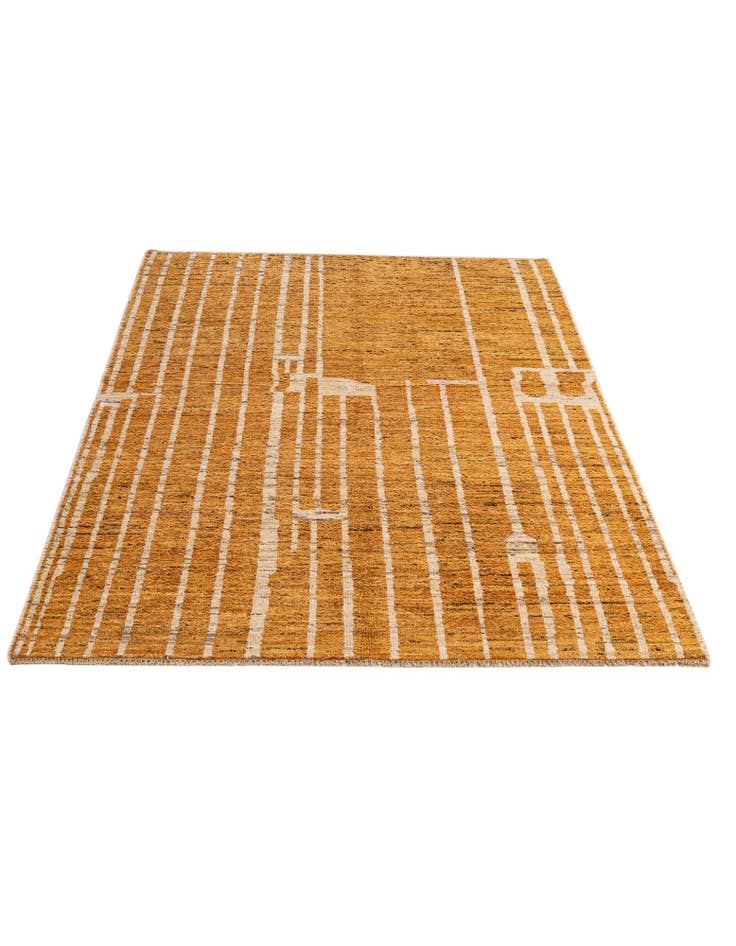 Detail image of 5' 7 x 7' 11 Hand Knotted Darya Wool Rug