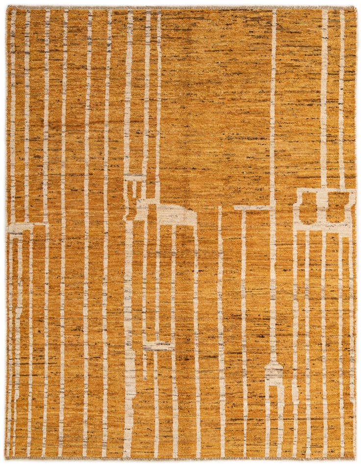 Detail image of 5' 7 x 7' 11 Hand Knotted Darya Wool Rug