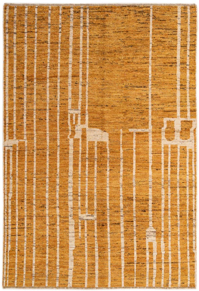 Detail image of 5' 7 x 7' 11 Hand Knotted Darya Wool Rug