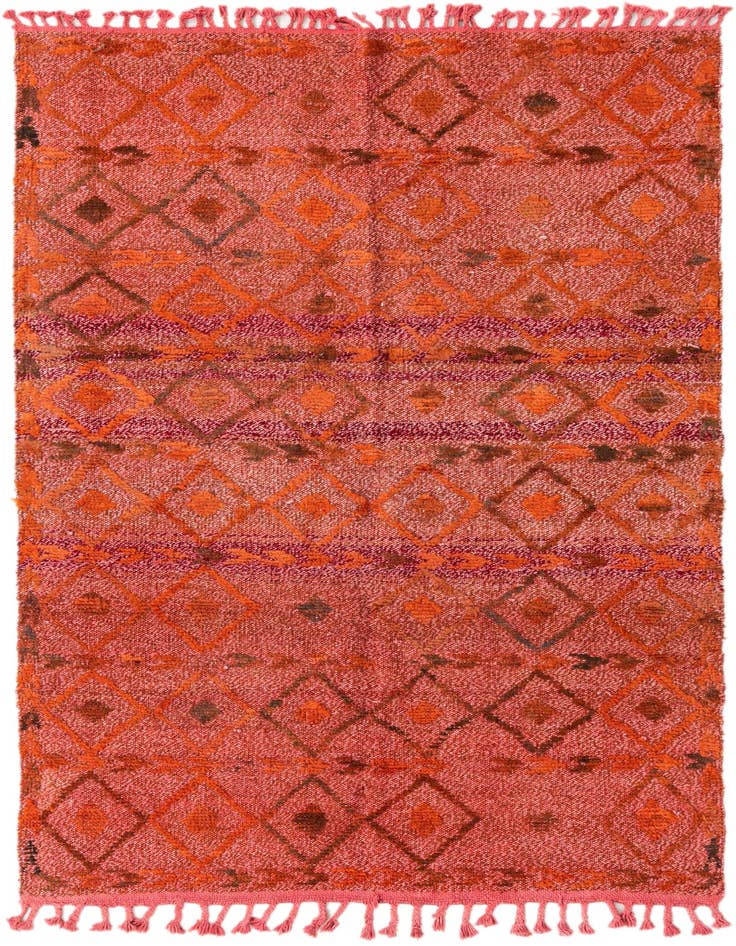Detail image of 4' x 6' 7 Hand Knotted Darya Wool Rug