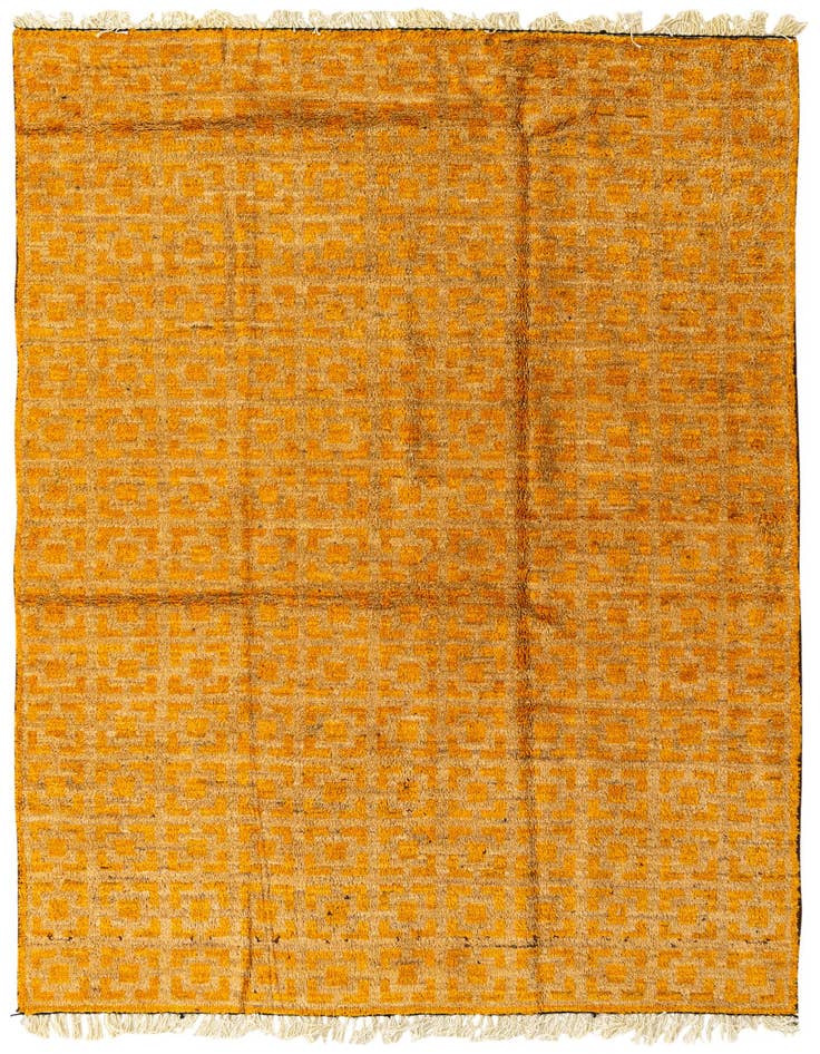 Detail image of 5' 7 x 8' 3 Hand Knotted Darya Wool Rug