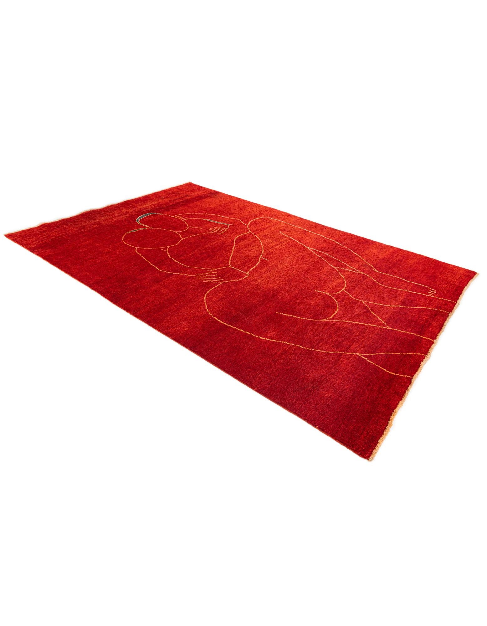 6' 8 x 9' 11 Hand Knotted Darya Wool Rug