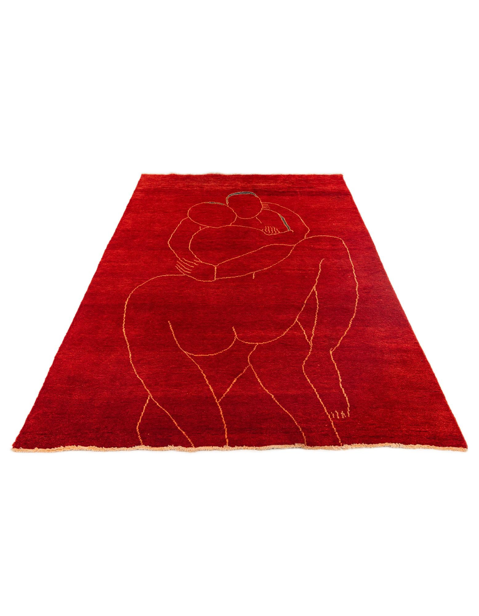 6' 8 x 9' 11 Hand Knotted Darya Wool Rug
