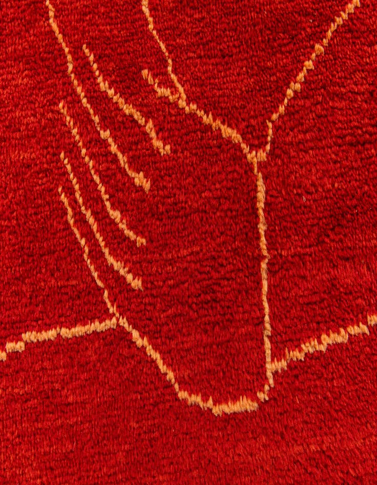 Detail image of 6' 8 x 9' 11  Hand Knotted Darya Wool Rug