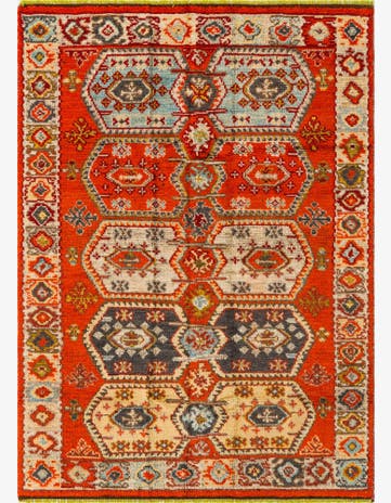 5' x 7' Hand Knotted Darya Wool Rug