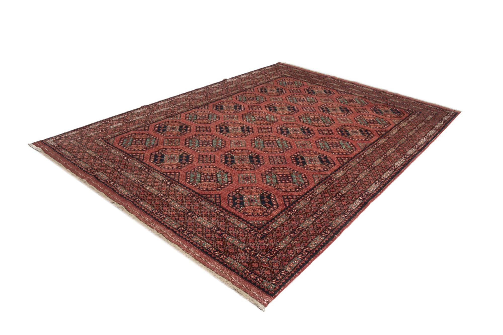 8' 5 x 11' 5 Ersari Afghan Wool Rug