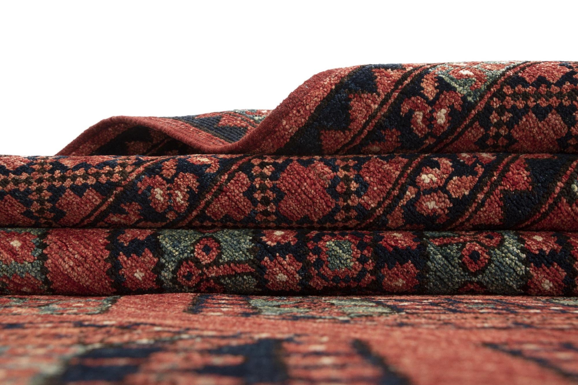 8' 5 x 11' 5 Ersari Afghan Wool Rug