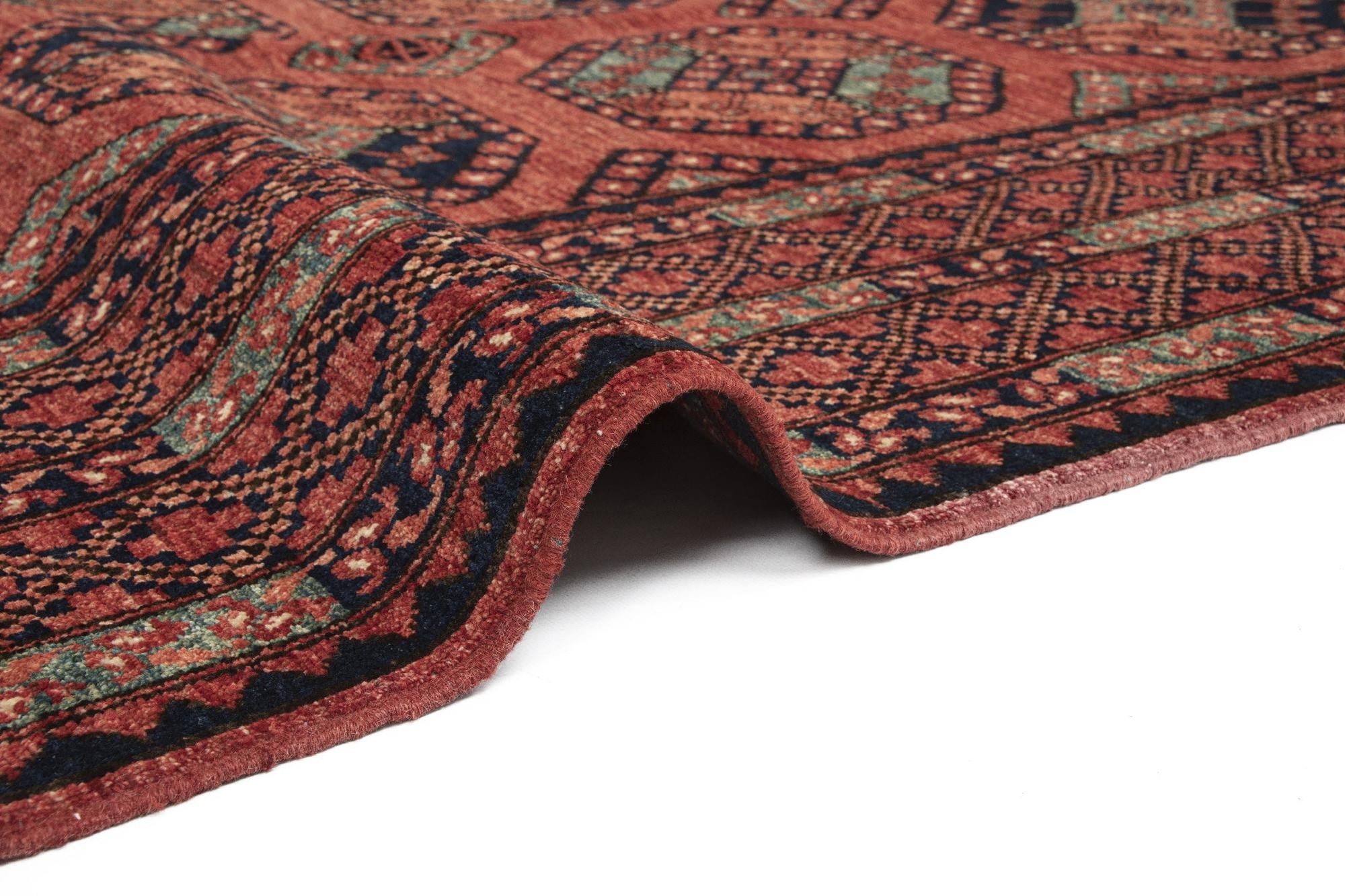 8' 5 x 11' 5 Ersari Afghan Wool Rug