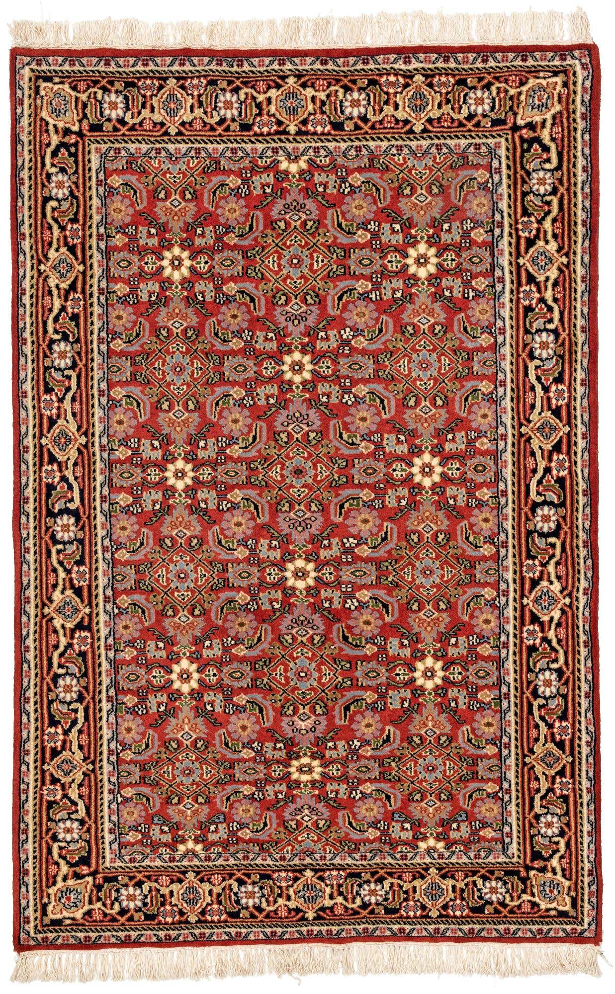 4' x 6' Hand Knotted Farahan Wool Rug