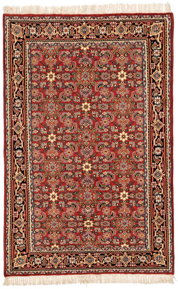 4' x 6' Hand Knotted Farahan Wool Rug