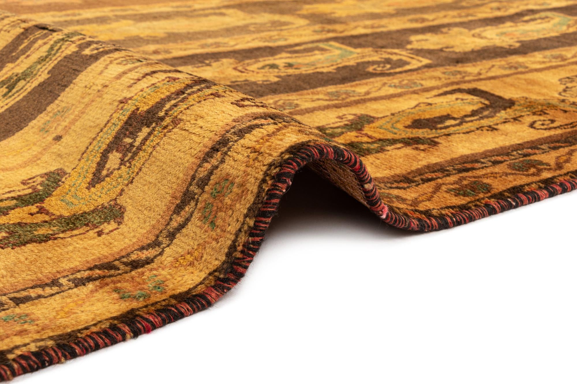 3' 9 x 6' 3 Gabbeh Wool Rug