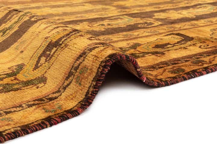 3' 9 x 6' 3 Gabbeh Wool Rug