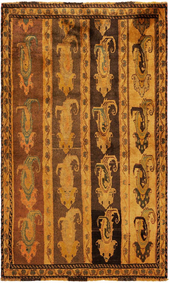 Detail image of 3' 9 x 6' 3 Gabbeh Wool Rug