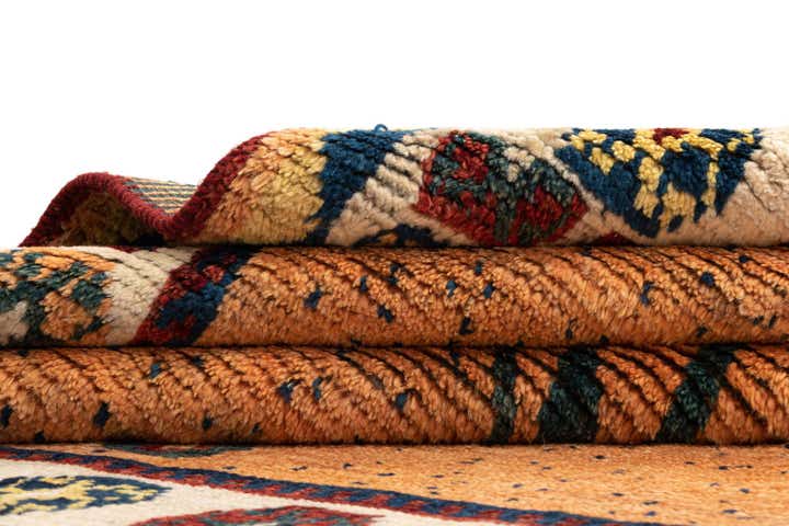 3' 8 x 5' 2 Gabbeh Wool Rug