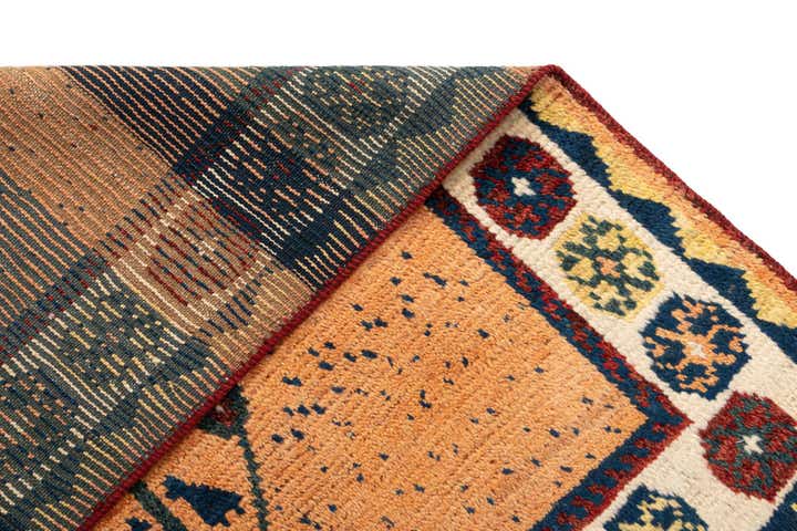 3' 8 x 5' 2 Gabbeh Wool Rug