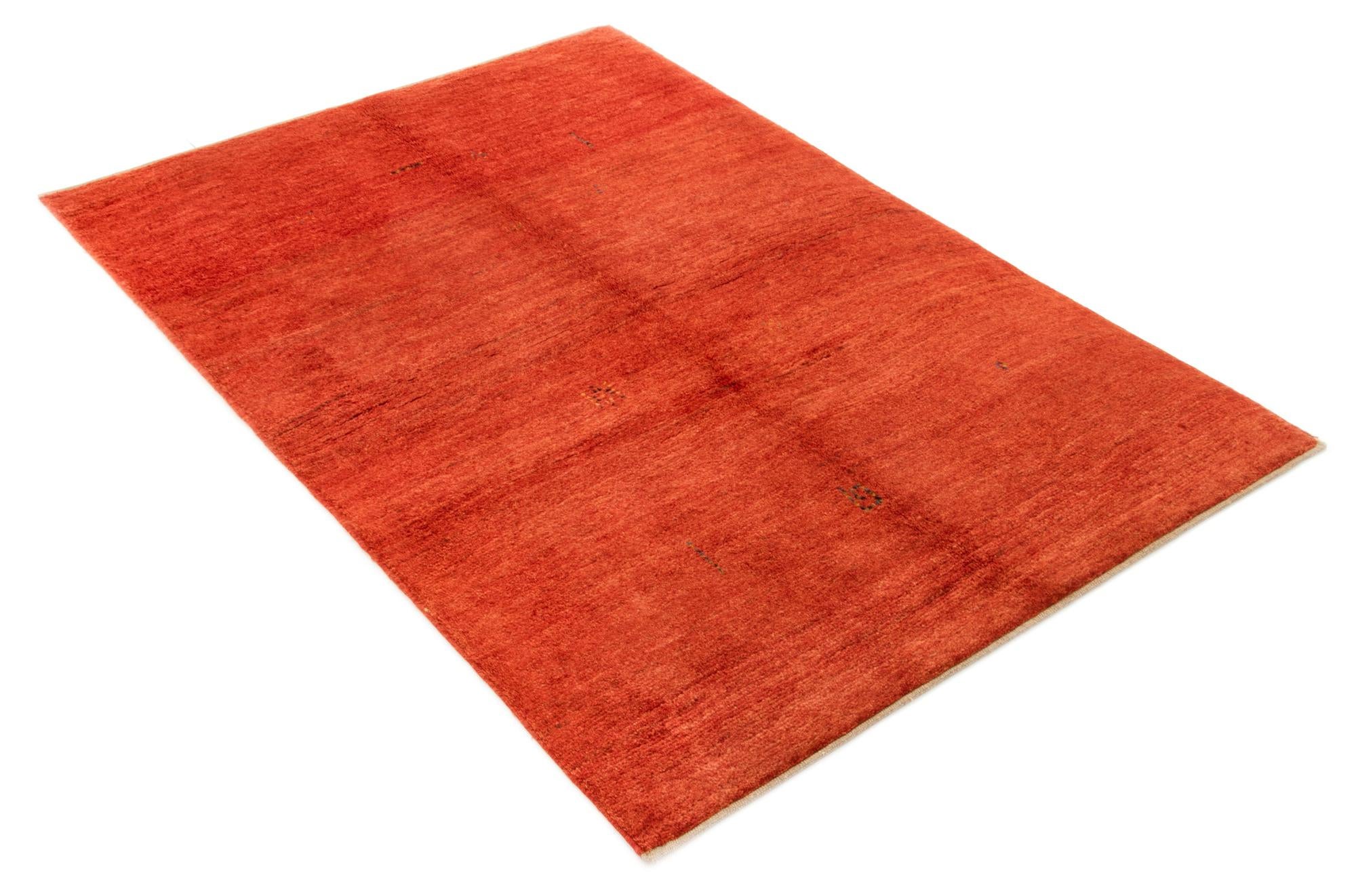 4' 2 x 6' Hand Knotted Gabbeh Persian Wool Rug