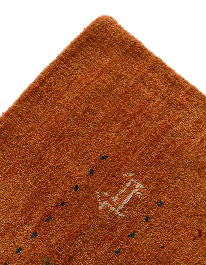 10' 1 x 13' 1 Hand Knotted Gabbeh Wool Rug