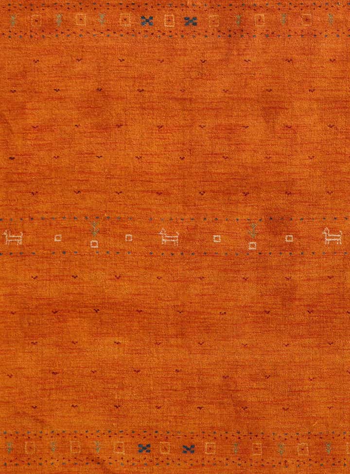 10' 1 x 13' 1 Hand Knotted Gabbeh Wool Rug
