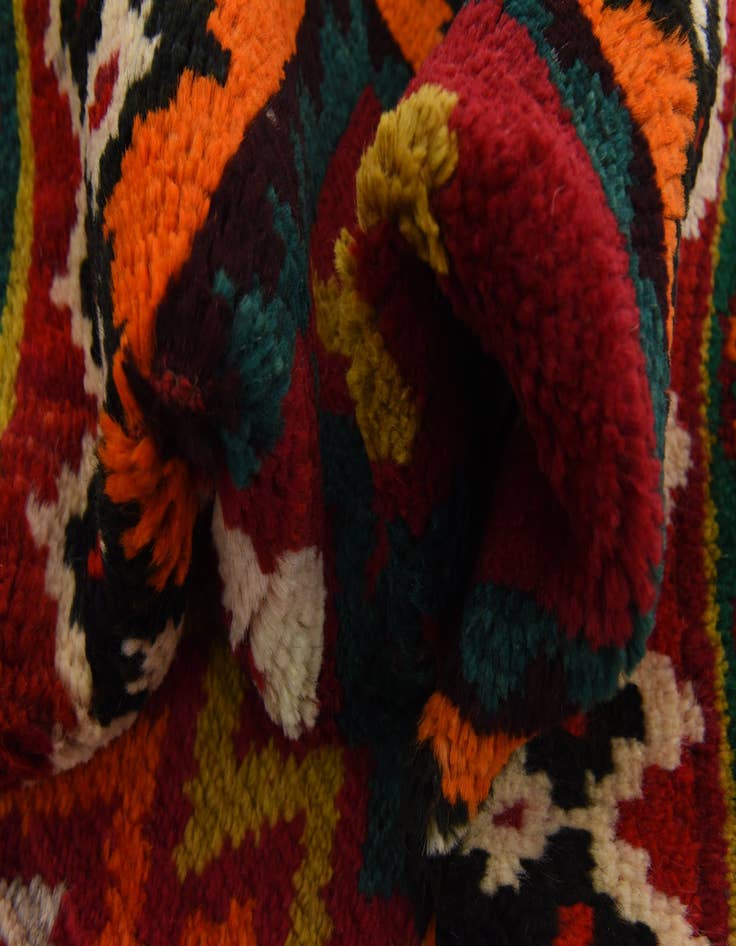 Detail image of 3' 9 x 6' 2  Hand Knotted Ghashghaei Persian Wool Rug