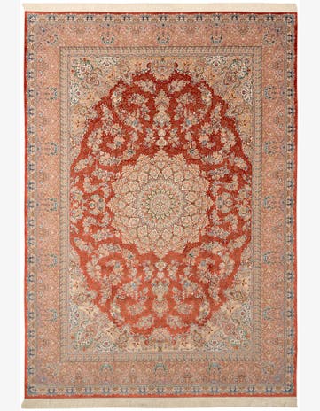 7' 11 x 11' Ghom Design Rug