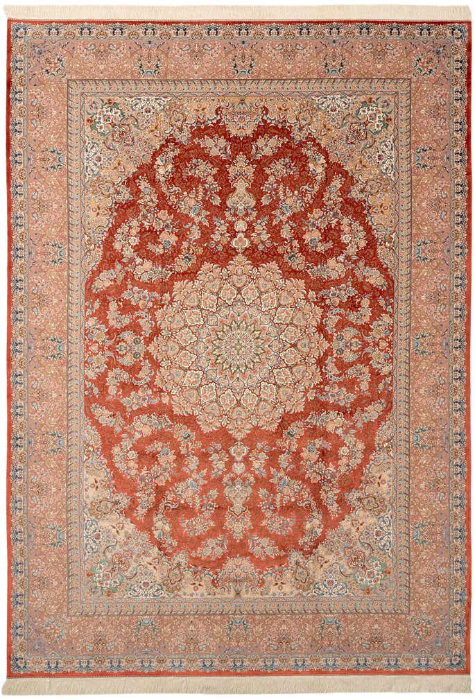 7' 11 x 11' Ghom Design Rug