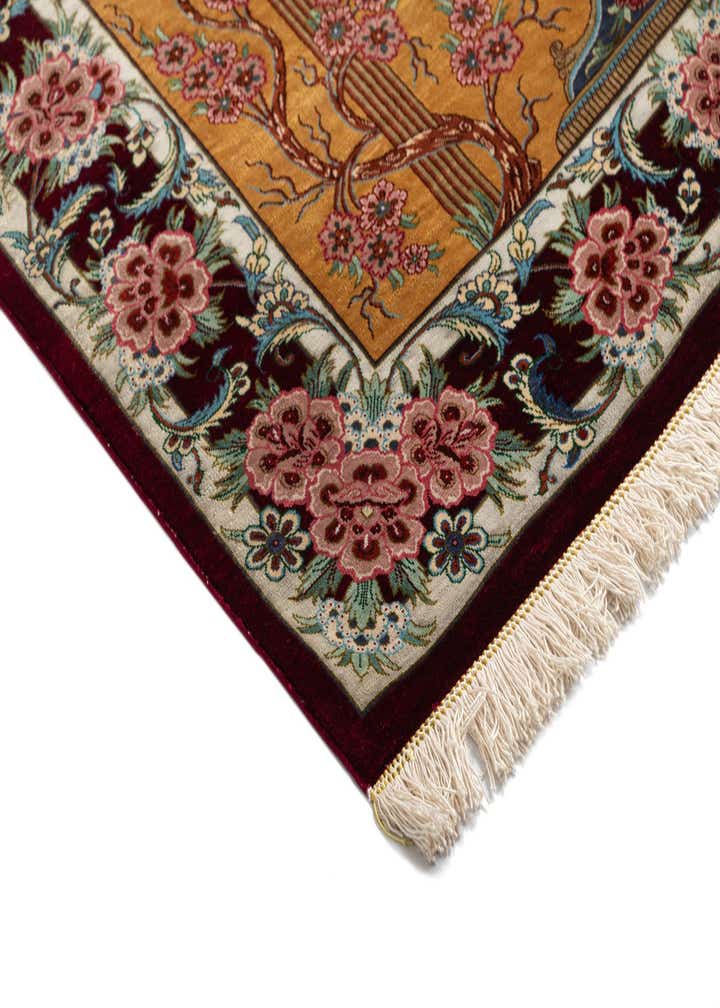 2' 7 x 3' 10 Ghom Silk Rug