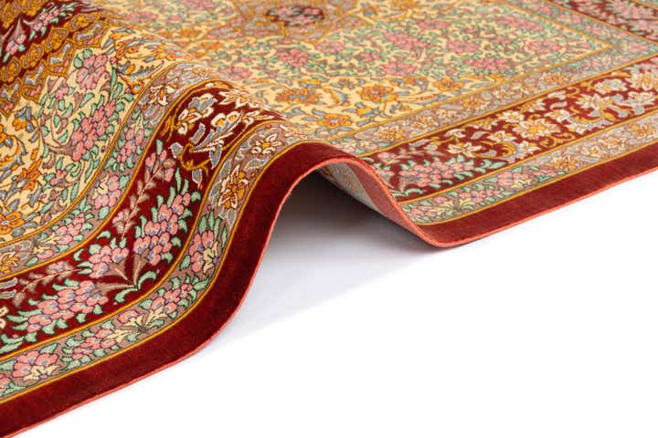 2' 7 x 4' 1 Ghom Silk Rug