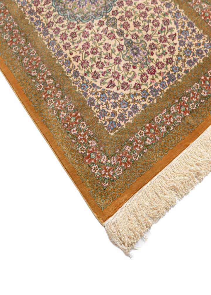 2' 7 x 4' Ghom Silk Rug