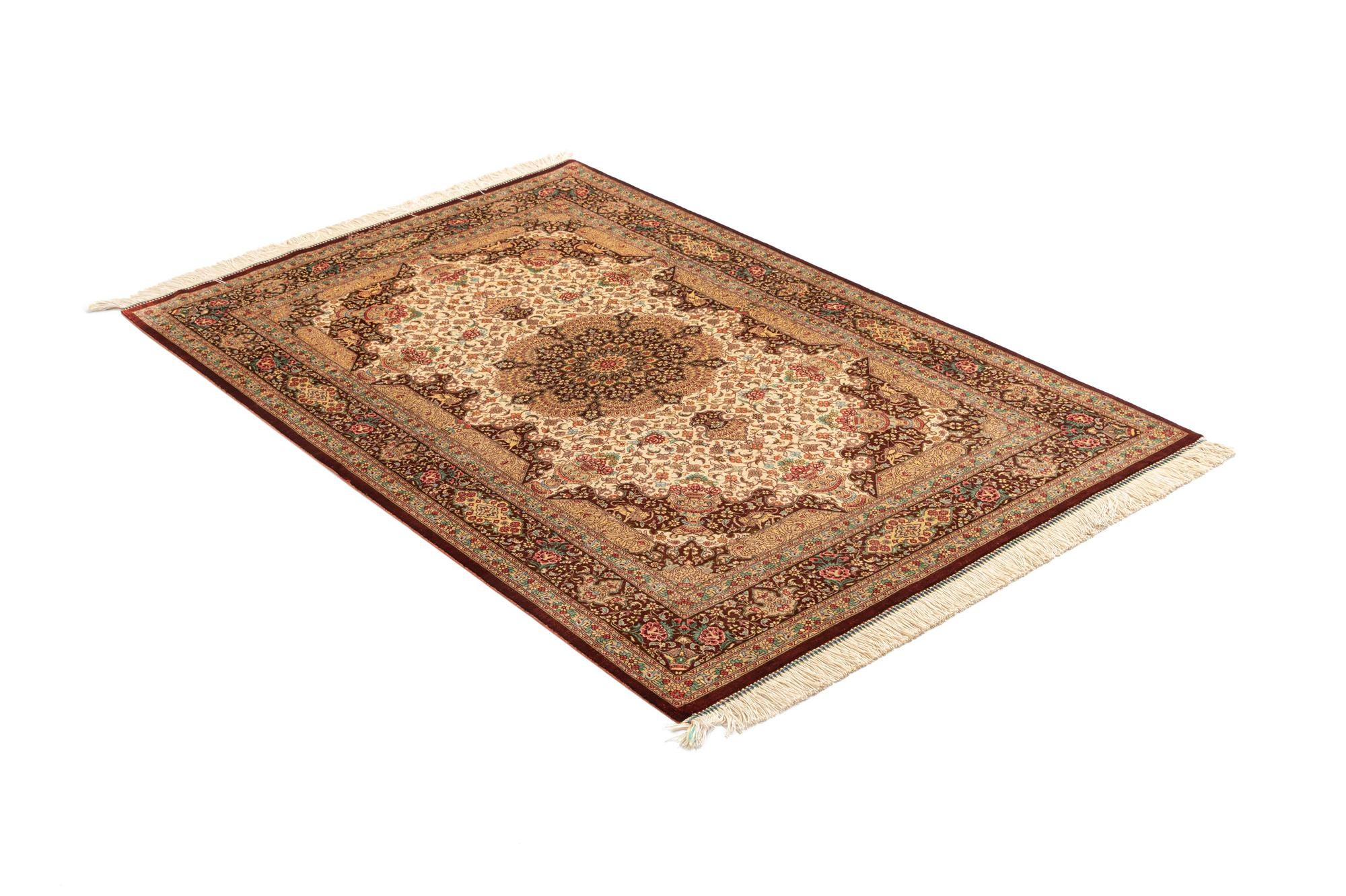 3' 3 x 5' 2 Ghom Silk Rug