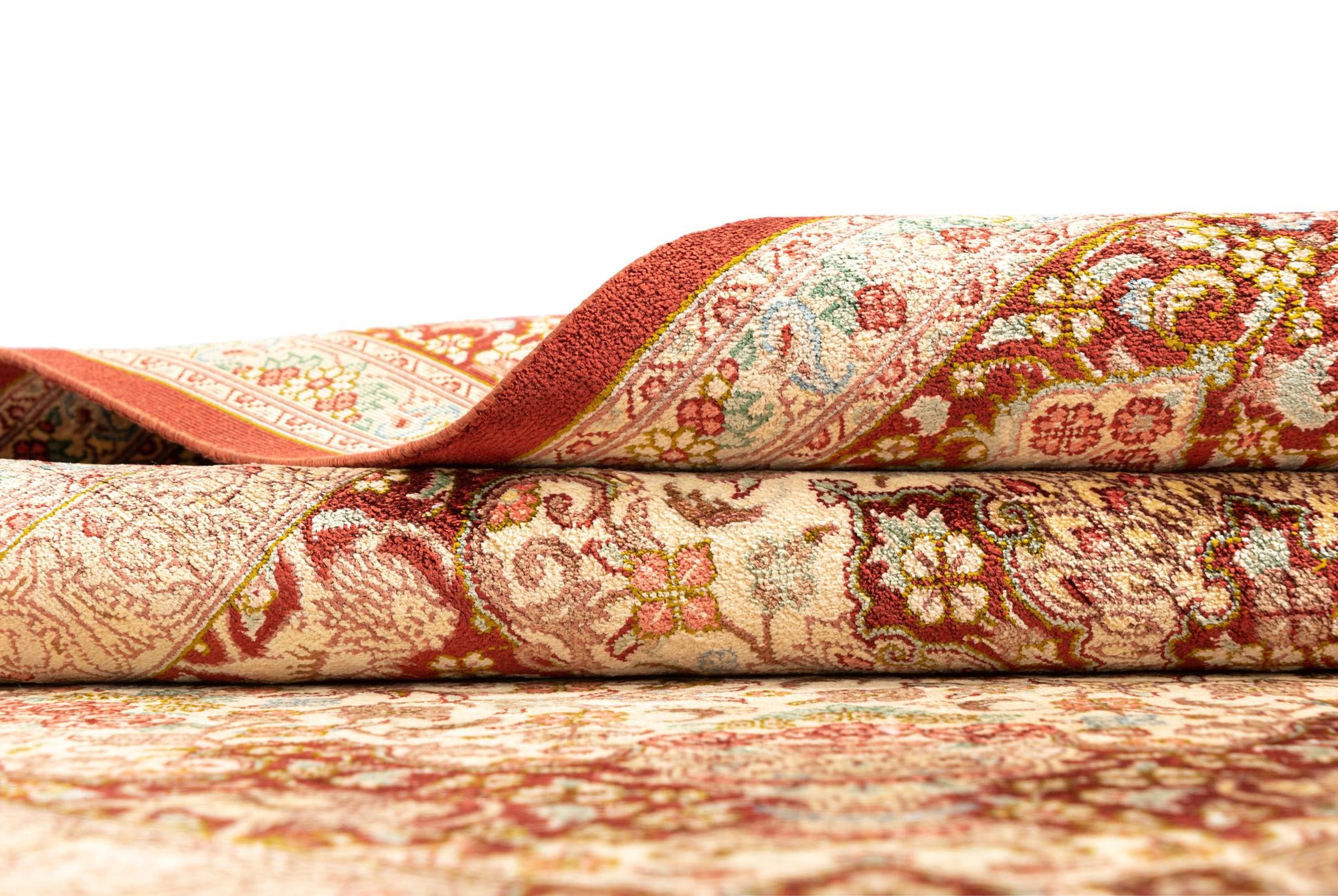 3' 3 x 5' 2 Ghom Silk Rug
